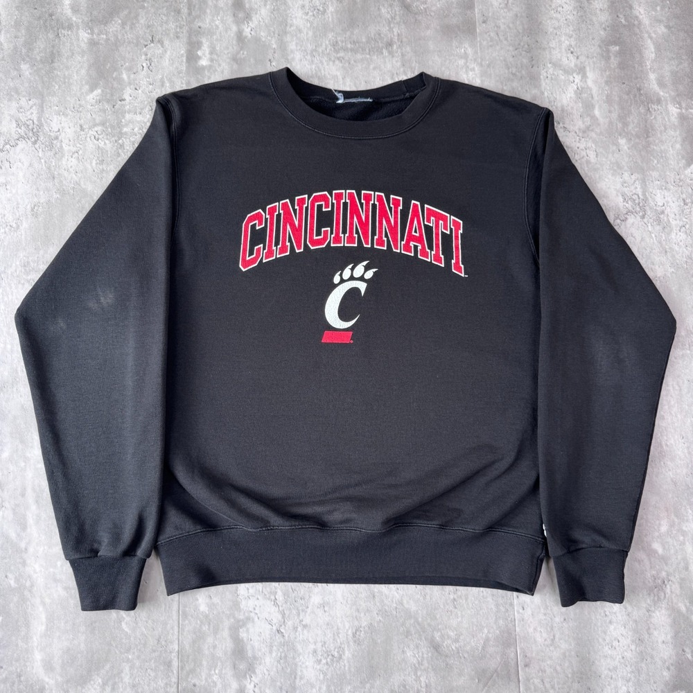Vintage Champion Cincinnati Bearcats Sweatshirt Mens M NCAA College Y2K Fade